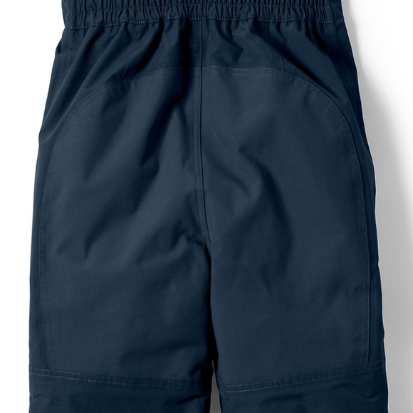 Lands' End Iron Knee Squall Navy Snow Bib Overalle Snow pants, size Husky XXL/20 - Picture 4 of 5